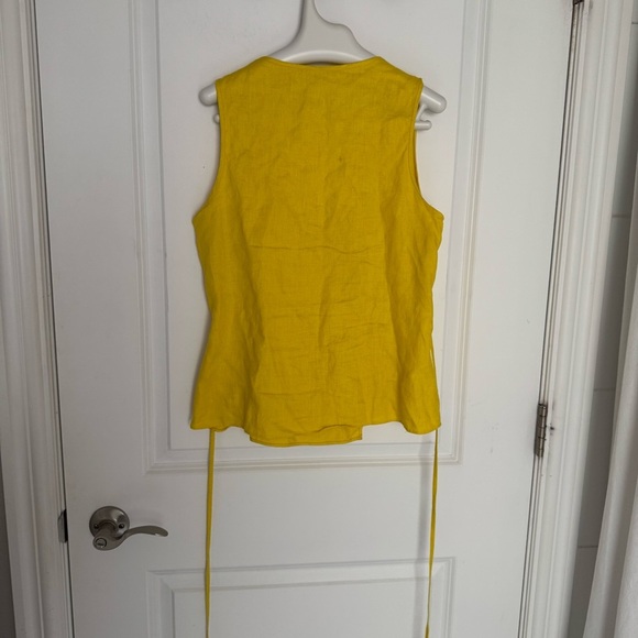 Mango linen wrap up top size 4 - Picture 9 of 9